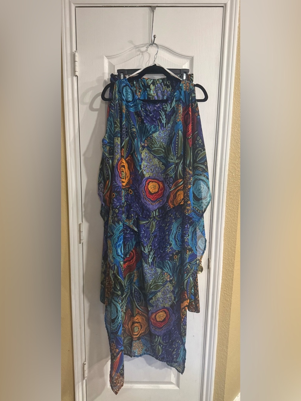 Bohemian Floral 2- Piece Set- Navy Multi